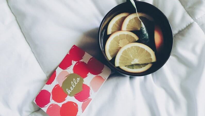 Woman resting and managing stress to support her immune system