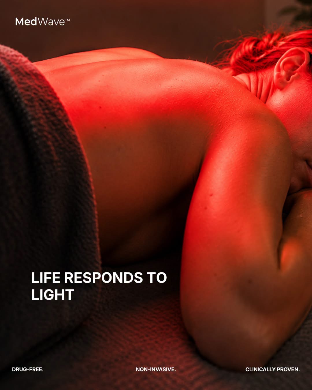 Life responds to light — red light therapy, drug-free, non-invasive, clinically proven